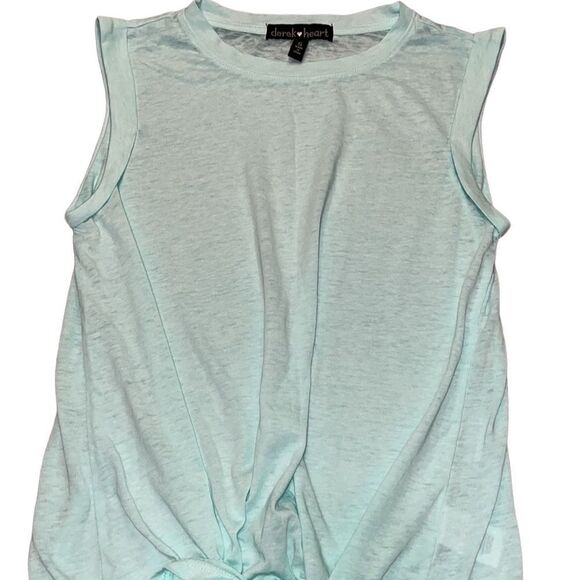 Derek Heart Juniors Tie-Hem Tank Top - Picture 8 of 10